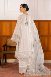 Baroque Unstitched 3 Piece Chikankari Swiss Lawn Collection'2023-D-01